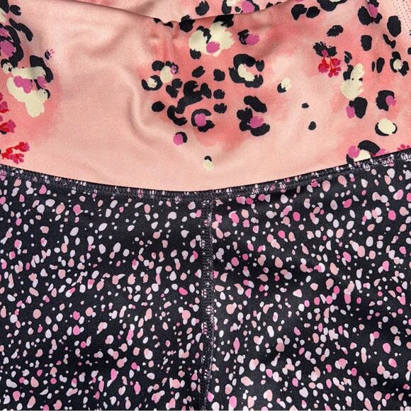 Nanette Lepore Workout leggings, with multi color dot design, size small - Picture 3 of 8